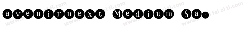 avenirnext Medium Sa字体转换